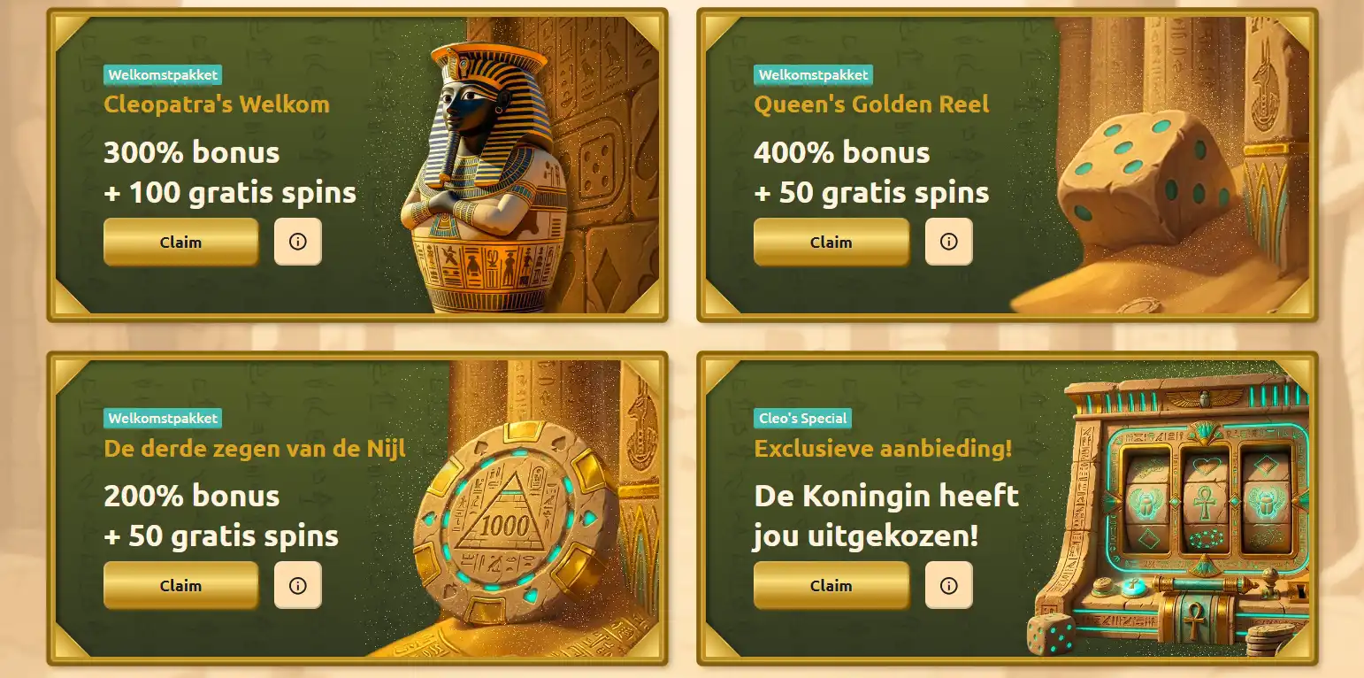 bet cleo casino bonussen